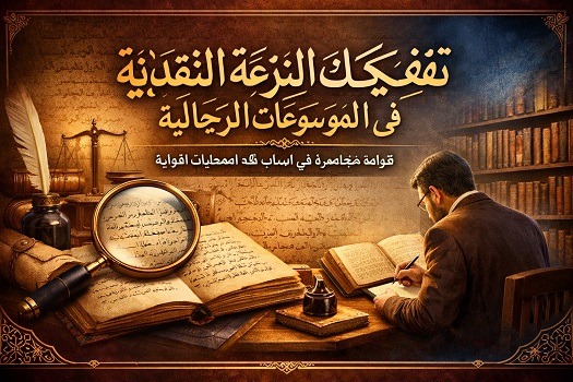 علي جعفر محمد: تفكيك النزعة النقدية في الموسوعات الرجالية